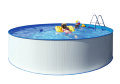 Kreta stålpool Ø350 cm 8150 liter - Swim & Fun